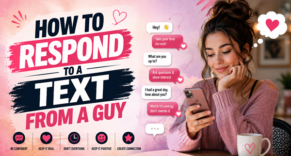 how to respond to a text from a guy