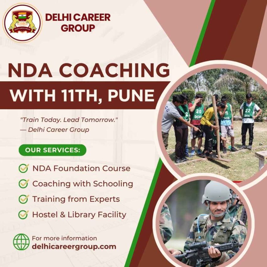 NDA Coaching with 11th in Pune