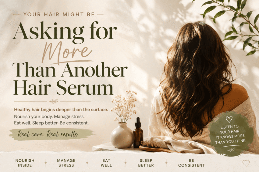 your hair needs more than another hair serum