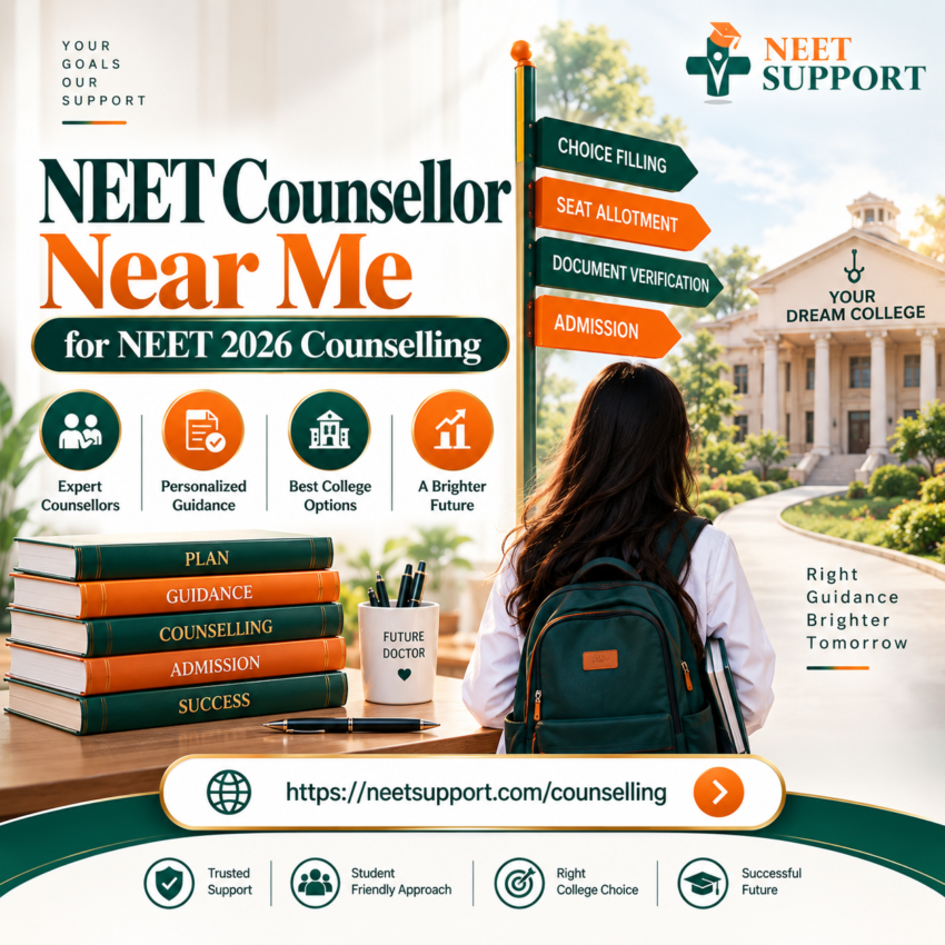 NEET Counsellor Near Me for NEET 2026 Counselling NEET Support