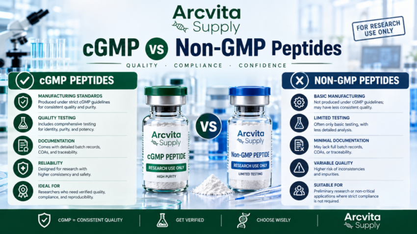 cGMP vs Non GMP Peptides