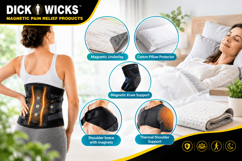 Magnetic Back Support