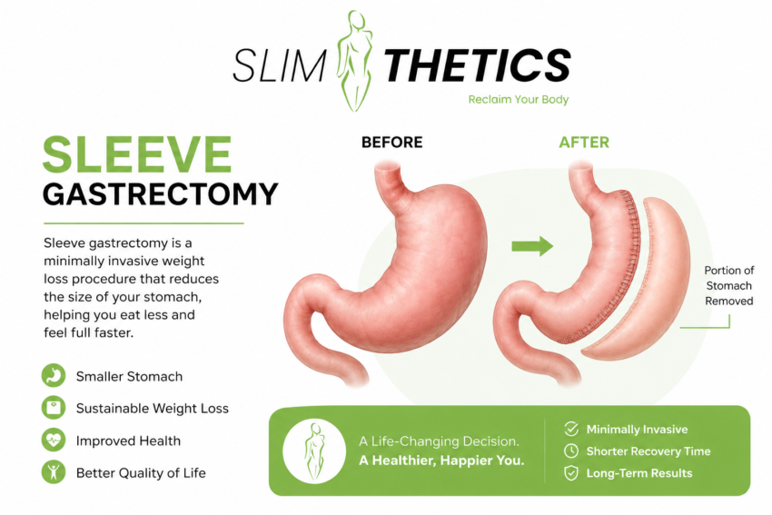 Sleeve gastrectomy slimthetics