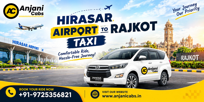 Hirasar airport toRajkot