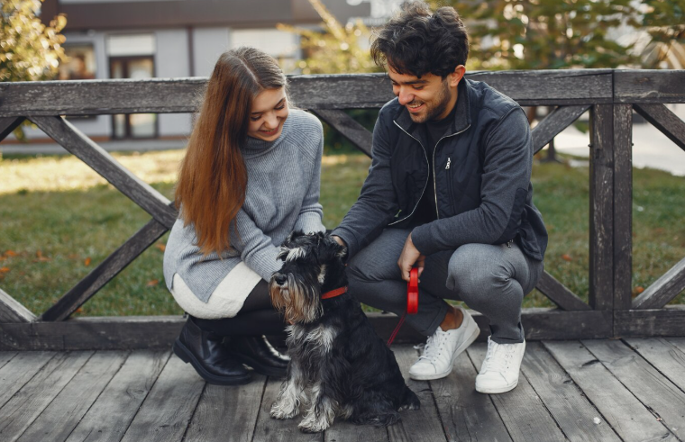 couple and a dog 1