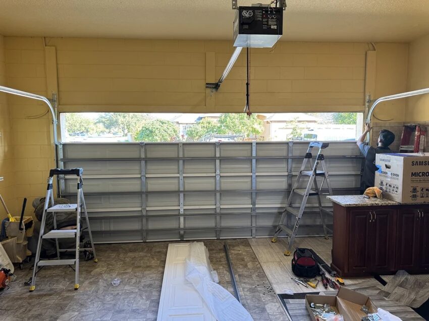 new garage door installation