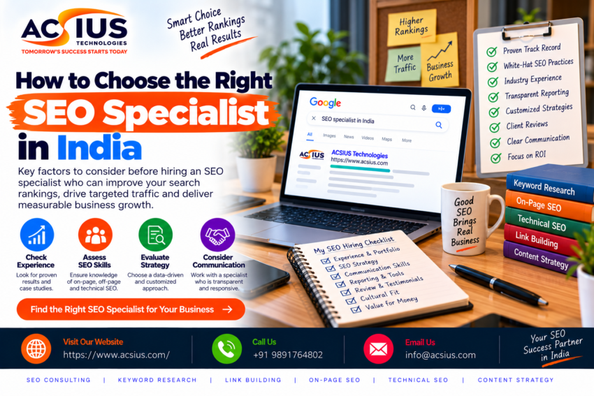 How to Choose the Right SEO Specialist in India
