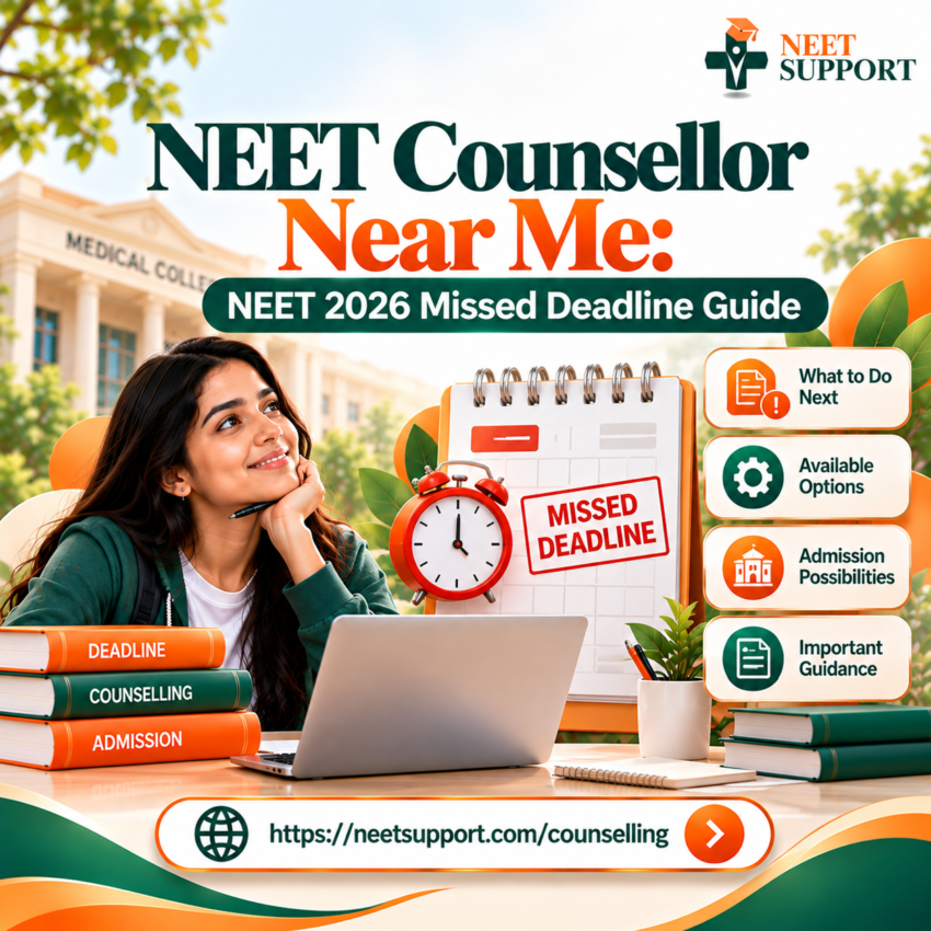 NEET Counsellor Near Me NEET 2026 Missed Deadline Guide