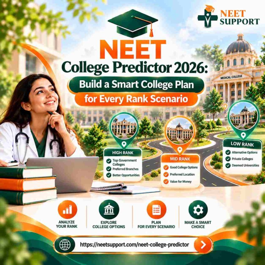 NEET College Predictor 2026 Build a Smart College Plan for Every Rank Scenario 100kb