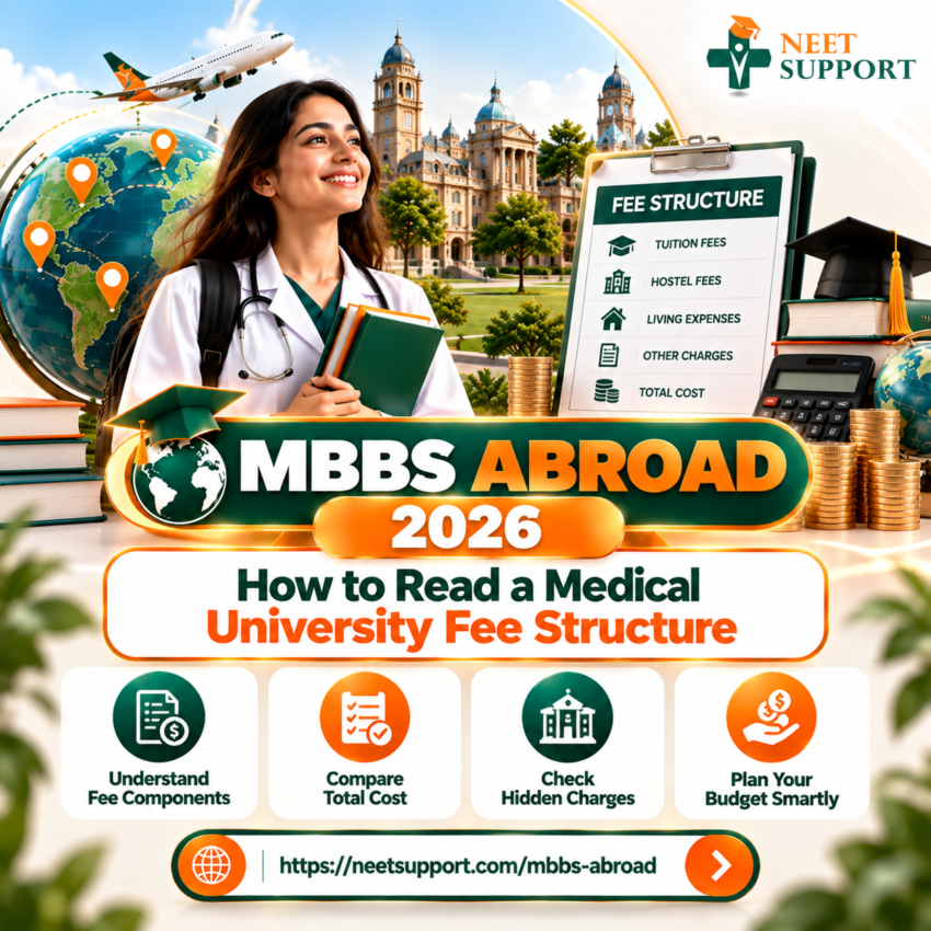 MBBS Abroad 2026 How to Read a Medical University Fee Structure