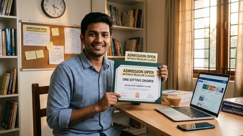One Sitting Degree Admission Without Regular Classes