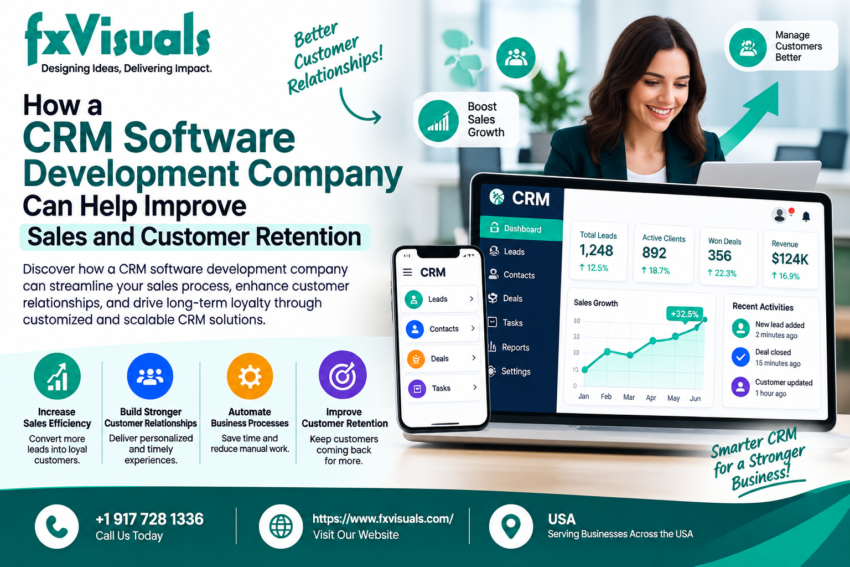 crm software development company sales customer retention fxvisuals