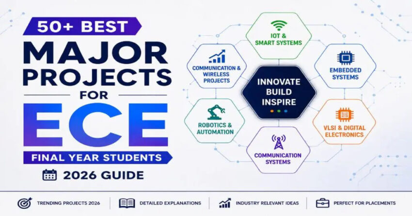 50 Best Major Projects for ECE Final Year Students