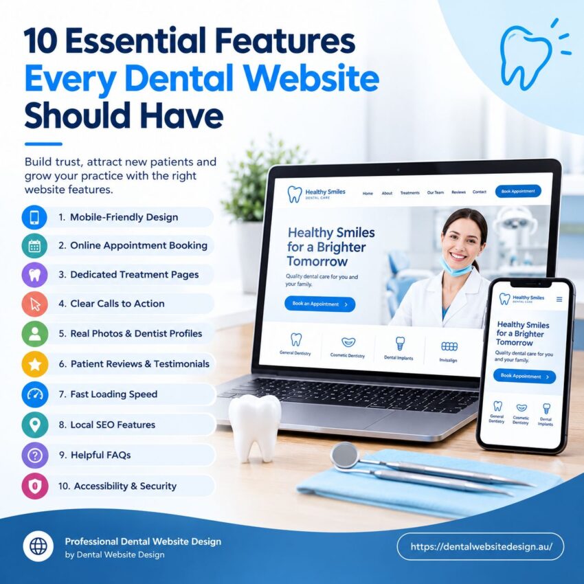 10 Essential Dental Website Features compressed