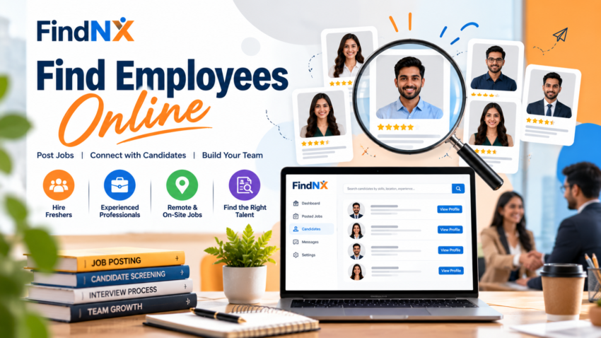 FindNX Online Recruitment Banner