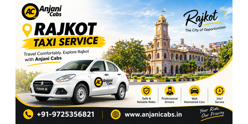 Rajkot Taxi Service Banner