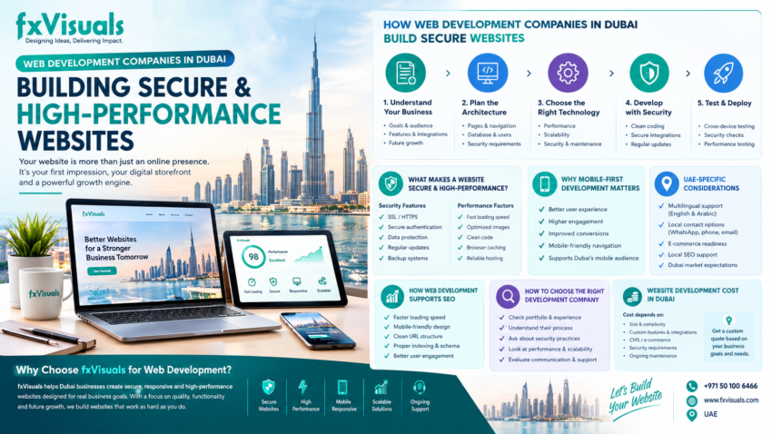 web development companies in dubai secure high performance websites fxvisuals