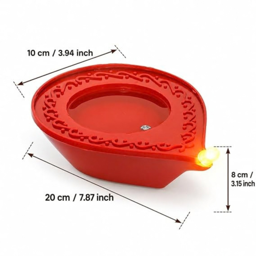 sensor water diya led glowing