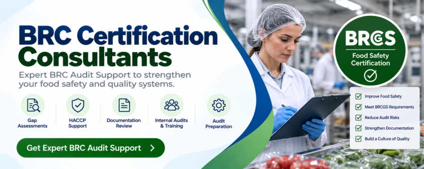 BRC Certification Consultants Banner