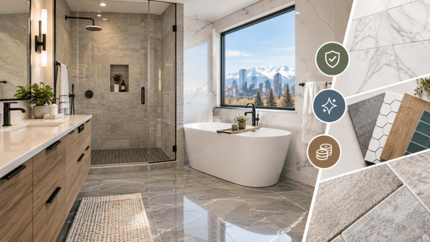 Modern Marble Bathroom Design Showcase 1