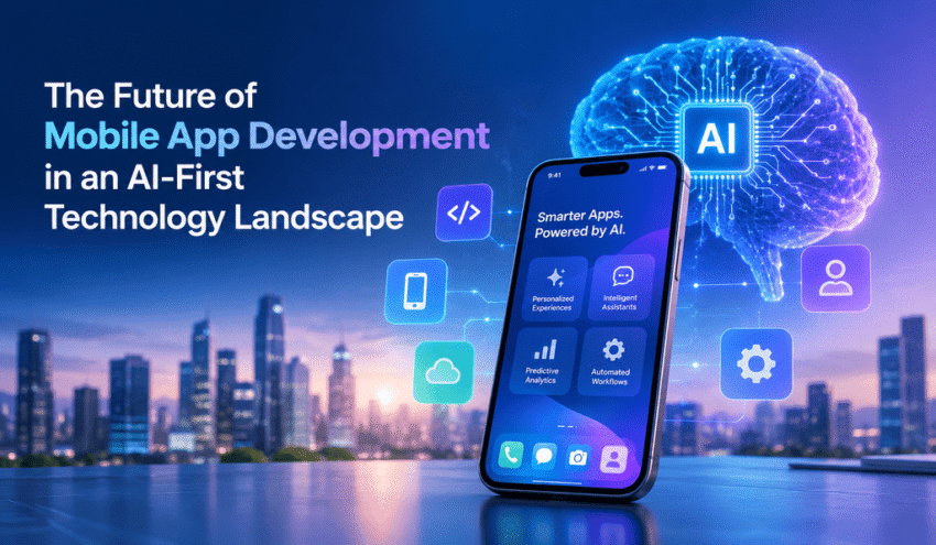 The Future of Mobile App Development in an AI First Technology Landscape