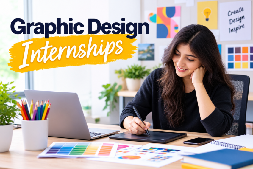 Graphic Design Internship Workspace