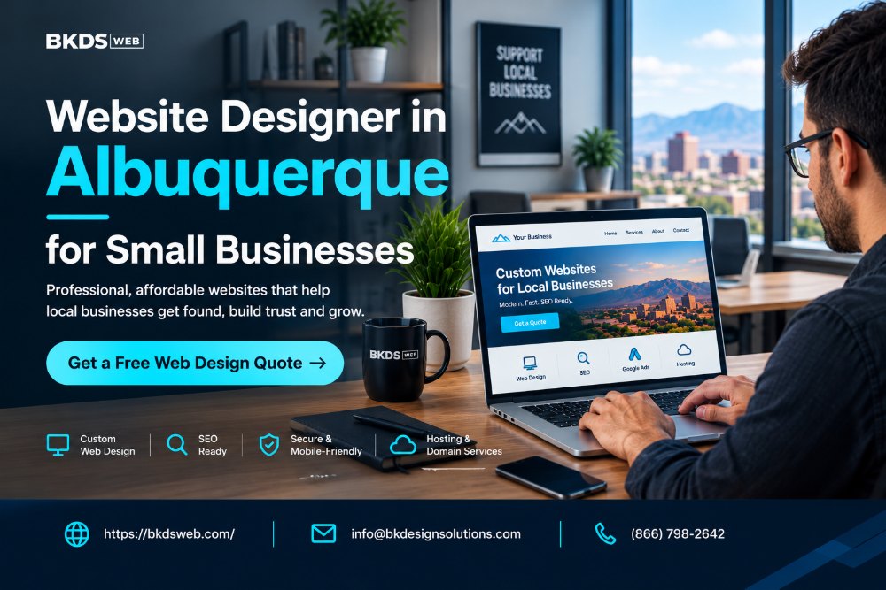 Website Designer in Albuquerque for Startups and Small Businesses - Web SEO Backlink