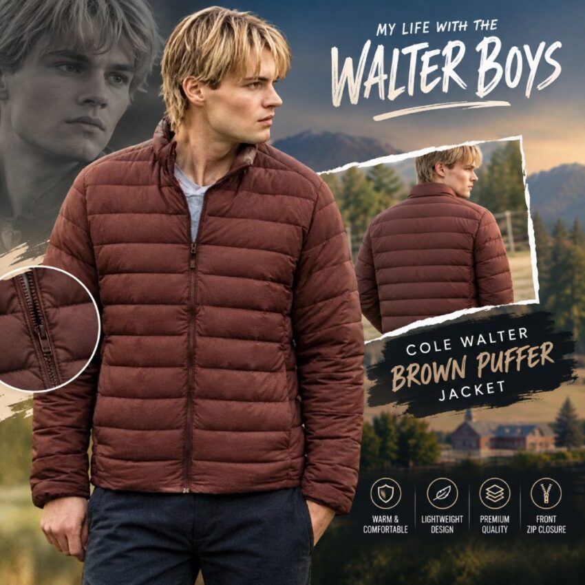 My Life with the Walter Boys Cole Walter Brown Puffer Jacket Poster