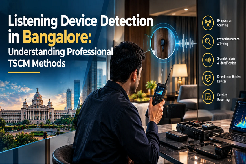 Listening Device Detection in Bangalore Understanding Professional TSCM Methods