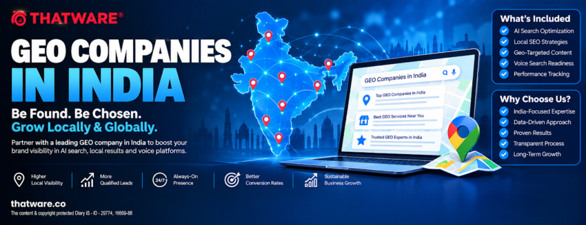 GEO companies in India