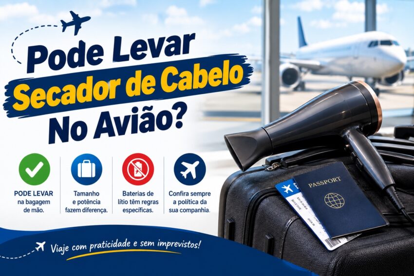 Pode Levar Secador de Cabelo No Aviao