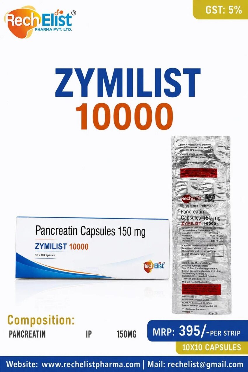 Pancreatin brands in India