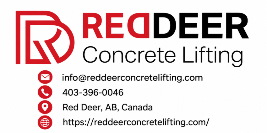 Red Deer Concrete Lifting Contact Banner