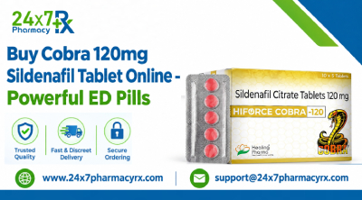 Buy Cobra 120mg Sildenafil Tablet Online