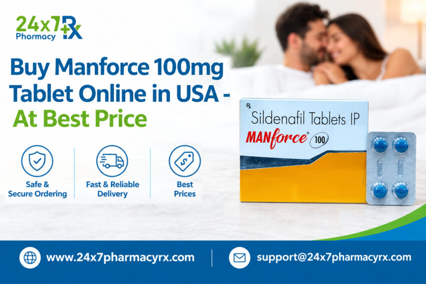 Buy Manforce 100mg Tablet Online in USA At Best Price