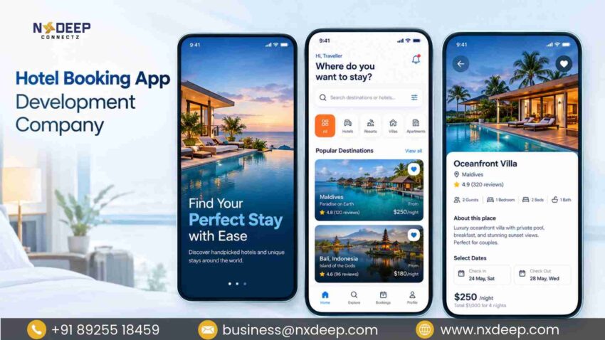 Hotel Booking App Development 100KB