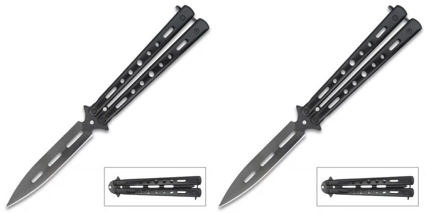 rainbow butterfly knife