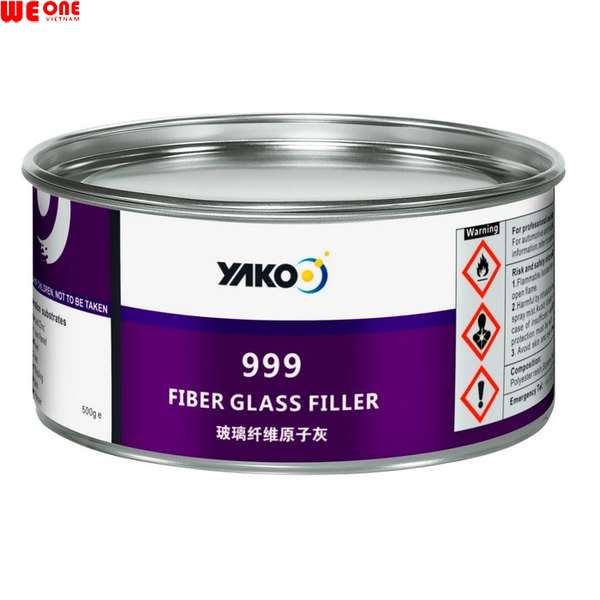 CHÍNG HÃNG YAKOO BỘT TRÉT SỢI THỦY TINH CHỐNG CO NGÓT 999