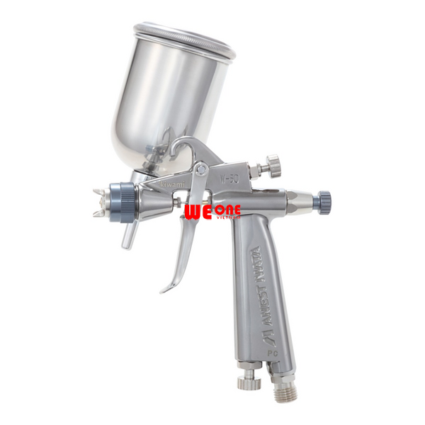 Súng phun sơn mini IWATA W-50-136BGC (Kiwami Mini) – Béc 1.3mm kèm cốc 130ml