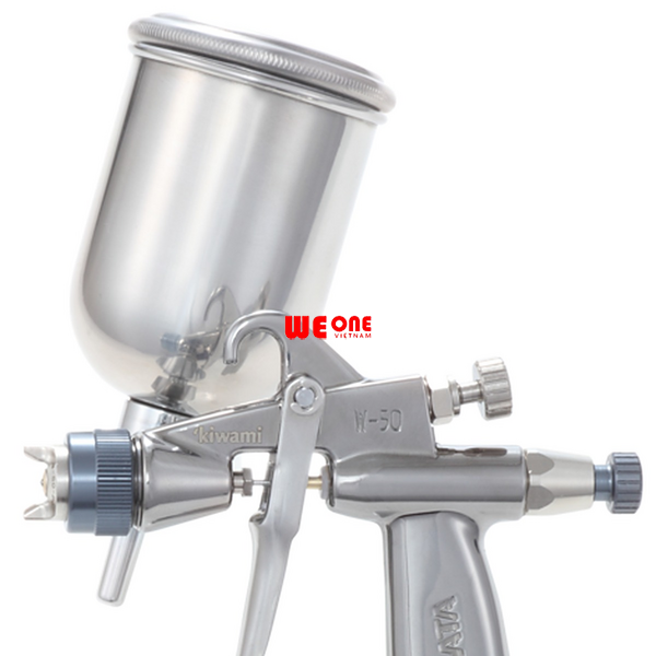 Súng phun sơn mini IWATA W-50-136BGC (Kiwami Mini) – Béc 1.3mm kèm cốc 130ml