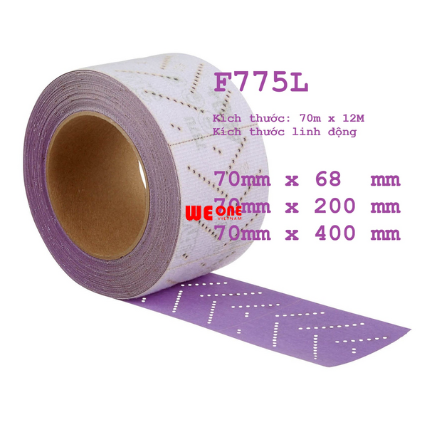 NHÁM CUỘN 70mm X 12m Kích Thước Linh Động