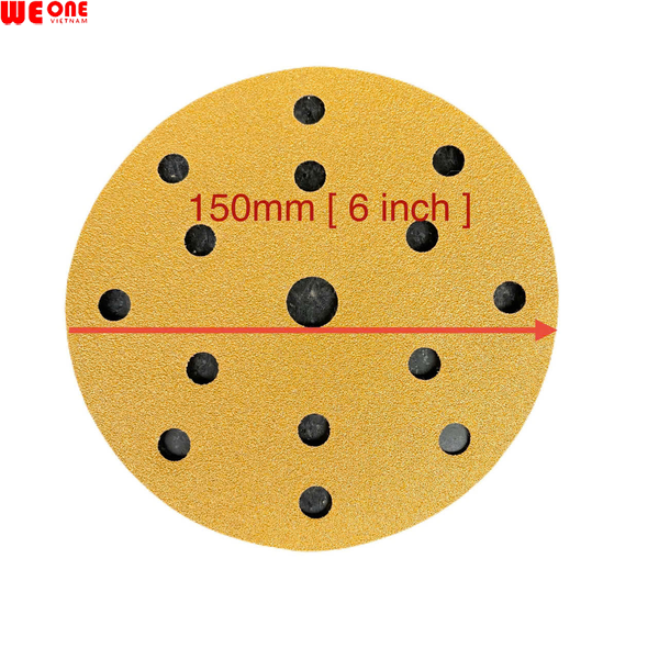 GIẤY 6" INCH NHÁM GOLD VÀNG