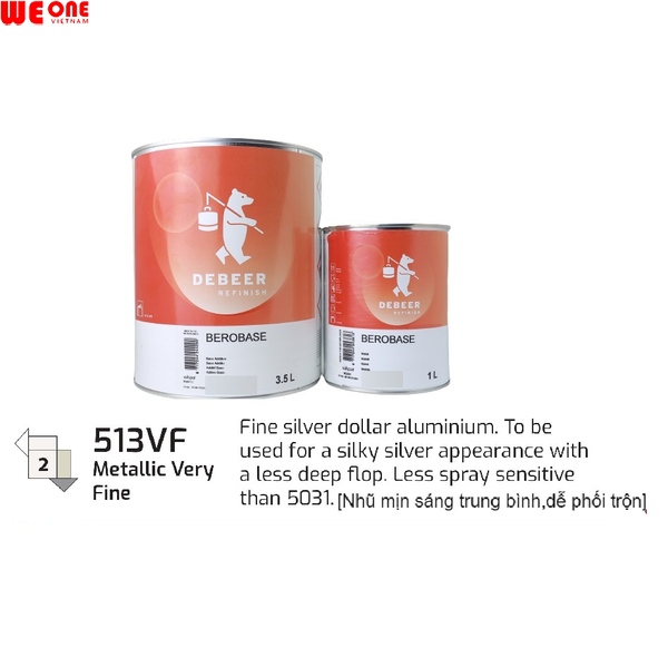 MM513VF DEBEER NHŨ MỊN SÁNG 1K