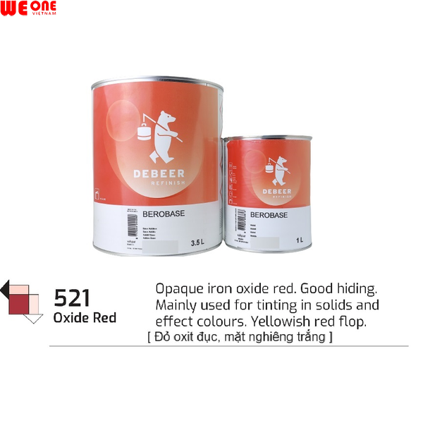 MM521 DEBEER ĐỎ GẠCH 1K