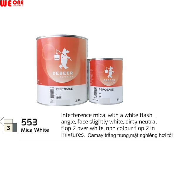 MM523 DEBEER BẠC CAM