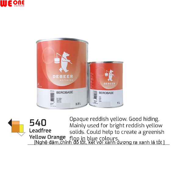 MM540 DEBEER VÀNG NGHỆ ĐẬM 1K