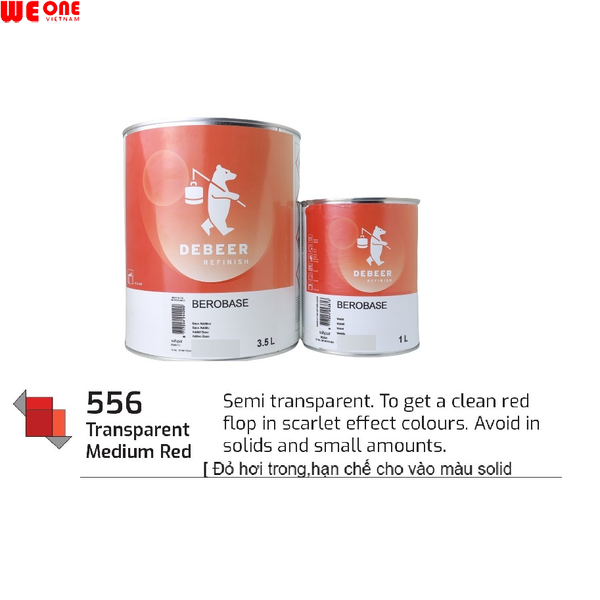 MM556 MÀU ĐỎ TRONG ĐẬM