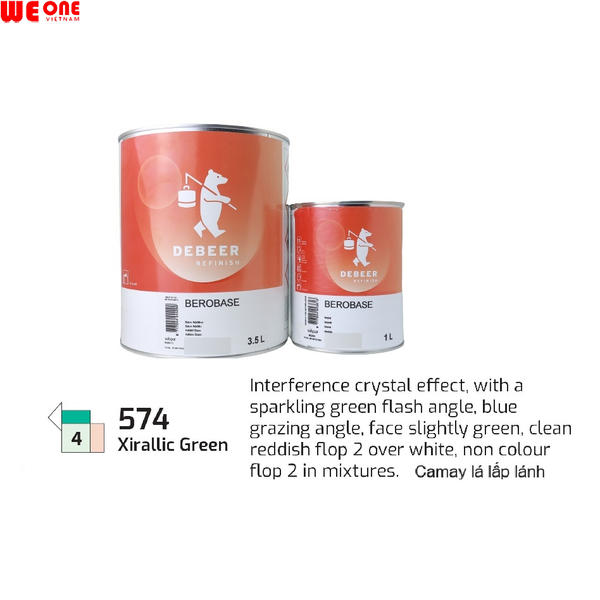 MM574 XIRALIC XANH LÁ 