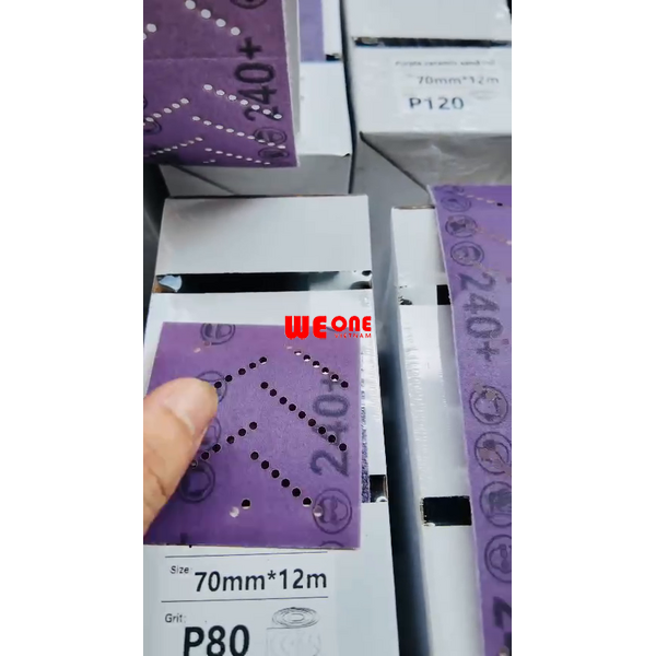 NHÁM CUỘN 70mm X 12m Kích Thước Linh Động