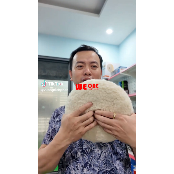 PHỚT LÔNG CỪU 2 MẶT 8inch CAO CẤP